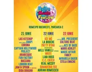 Program și bilete de o zi Retro Music Festival