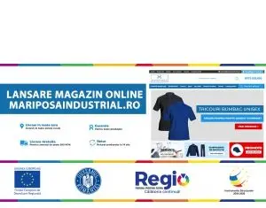 Lansare MariposaIndustrial.ro – magazin online de producție și personalizare produse textile