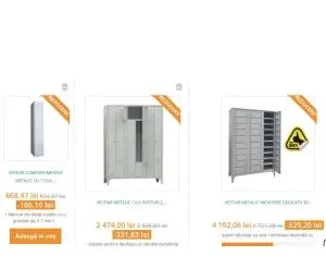 3 modele extrem de diferite de vestiar metalic cu 1, 6 sau 30 de usi. Tu pe care il alegi?