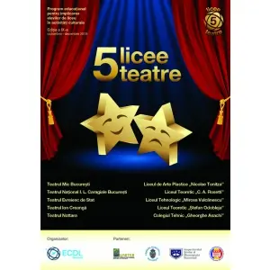 Liceenii merg din nou la teatru. Incepe 5 licee-5 teatre 2019