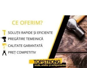 TopStrong dispune de stoc generos cu produse pentru ateliere, service-uri si nu numai