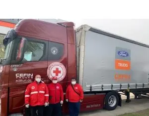 Ford Trucks, alături de Societatea Națională Crucea Roșie România