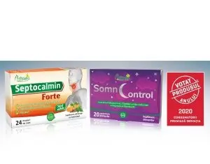 Septocalmin Forte și SomnControl, câștigătoare ale titlului Votat Produsul Anului® 2020