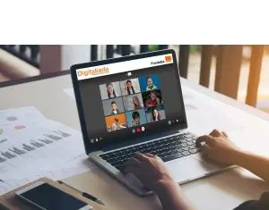 Videoconferințe gratuite pe platforma Învățare și testare online a Digitaliada