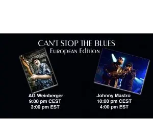 AG Weinberger la al treilea concert pe platforma Can’t Stop The Blues