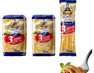 Gustul unic si calitatea pastelor din grau dur Antonio di Vaio in doar 3 minute!
