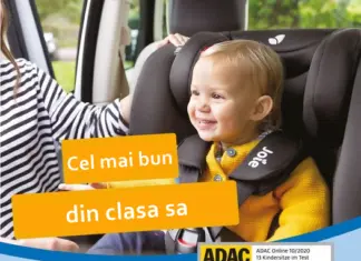 Scaunul auto i-Spin Safe de la Joie, rezultate de exceptie la testarea ADAC din Octombrie 2020