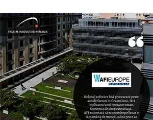 AFI Europe a angajat un robot software ca să proceseze facturile de utilităţi