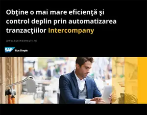 SAP Business One Intercompany simplifică tranzacţiile interne