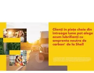 SHELL introduce un portofoliu global de lubrifianti cu amprenta redusa de carbon