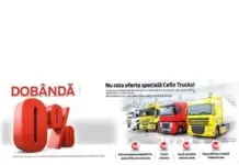 Camioane rulate cu plata în rate, dobândă 0%