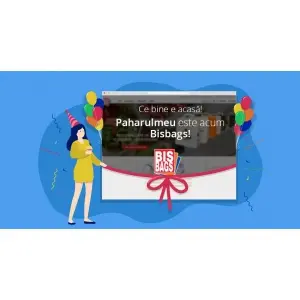 Paharulmeu.ro devine Bisbags.ro. Ambalaje eco personalizate. Alături de afacerea ta încă din 2009