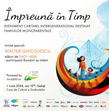 ,,ÎMPREUNĂ ÎN TIMP”, UN EVENIMENT INTERGENERAȚIONAL DEDICAT FAMILIILOR MONOPARENTALE DIN JUDEȚELE GALAȚI ȘI BRĂILA