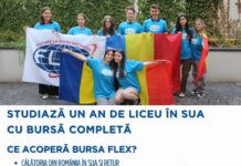 American Councils for International Education anunță deschiderea perioadei de înscriere pentru bursele Future Leaders Exchange Program (FLEX) 2025-2026