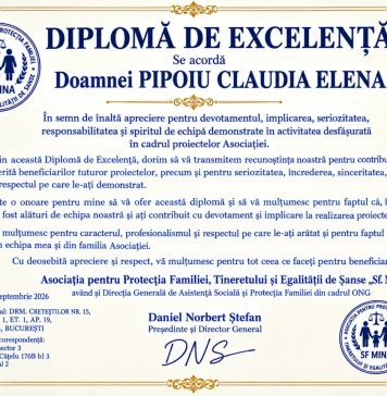 DIPLOMĂ DE EXCELENȚĂ DIPLOMĂ DE EXCELENȚĂ